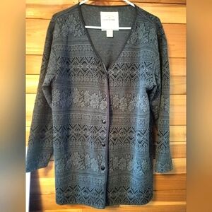 Victoria's Secret COUNTRY Women's Gray Sweater CARDIGAN M